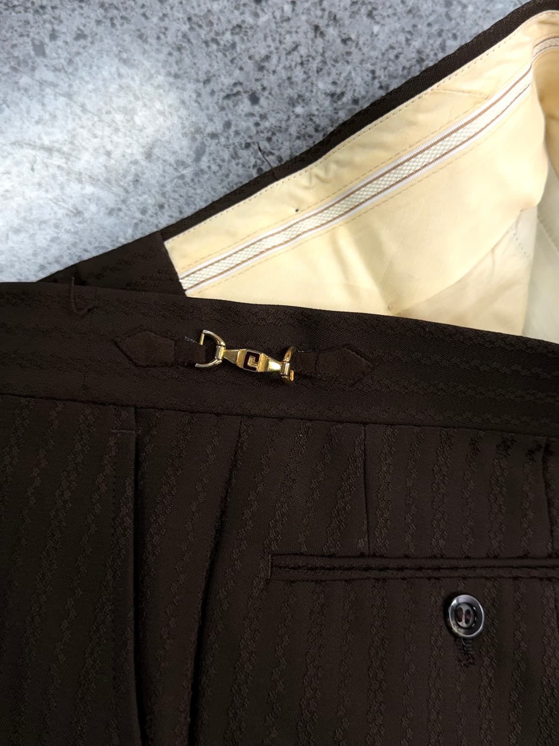80s classic jacquard trousers 상품이미지3