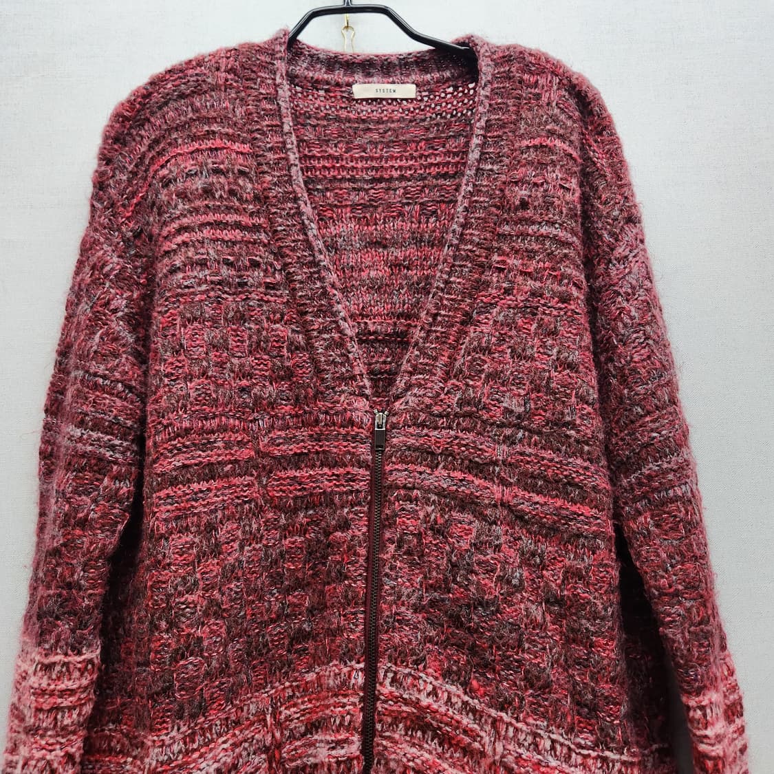 한섬 시스템 니트 집업 가디건 F(L~XL) 상품이미지2