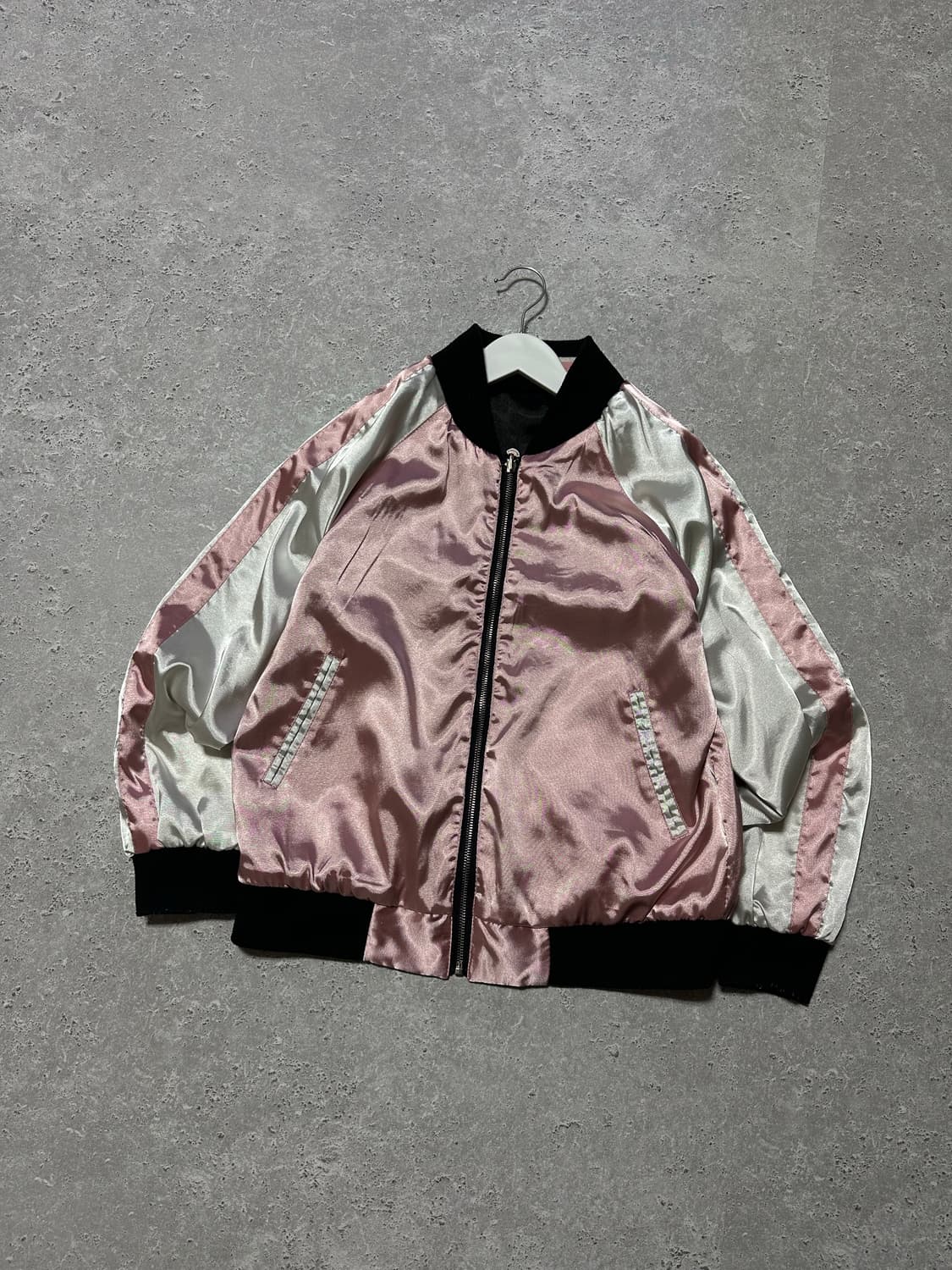 빈티지 벚꽃 리버시블 스카잔 자켓 상품이미지6