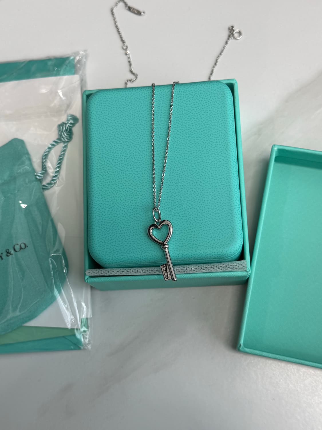 티파니앤코 하트키 팬던트 목걸이 상품이미지5