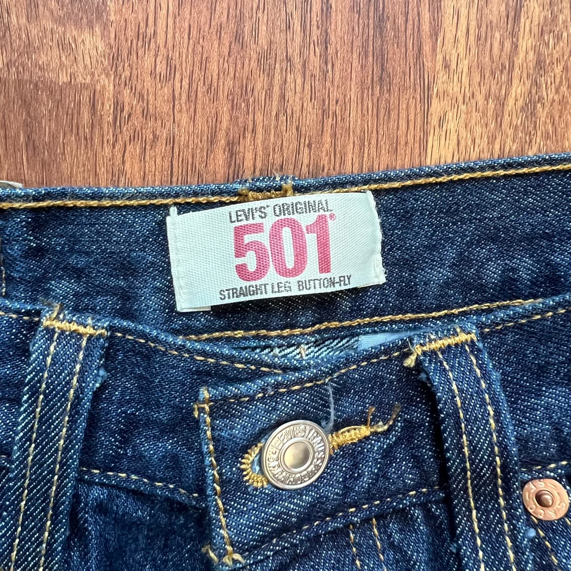[W29L30]00's 리바이스 501 스트레이트핏 데님팬츠 상품이미지4
