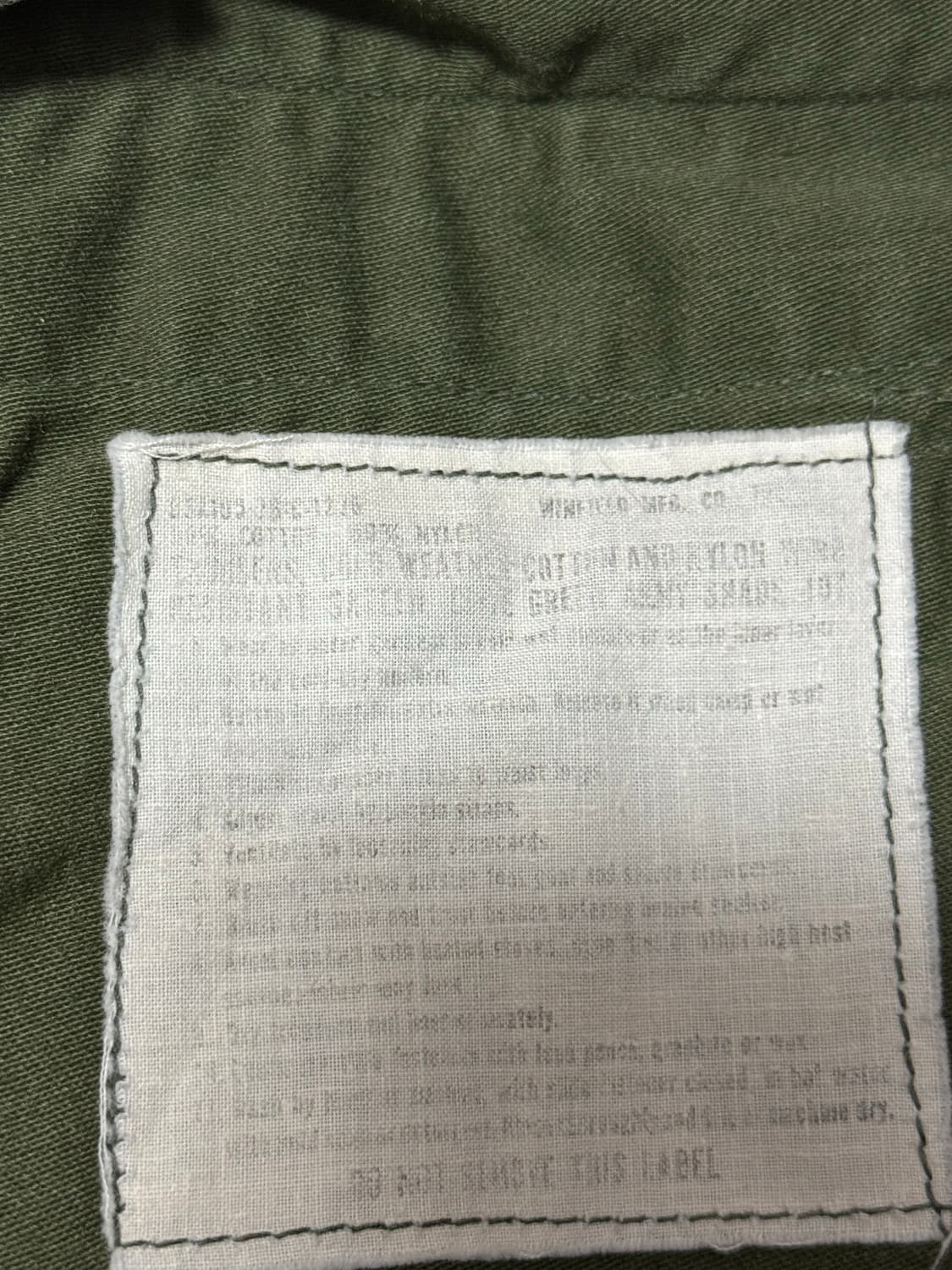 70s 미군 오리지널 M65 필드팬츠 S-R 상품이미지3