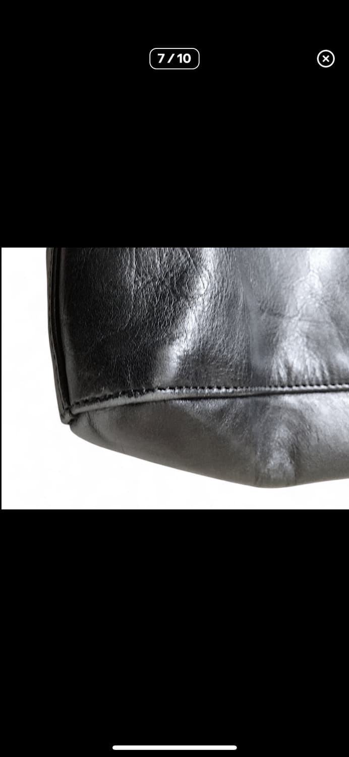 준야 와타나베 꼼데가르송 가죽 도트백 상품이미지6