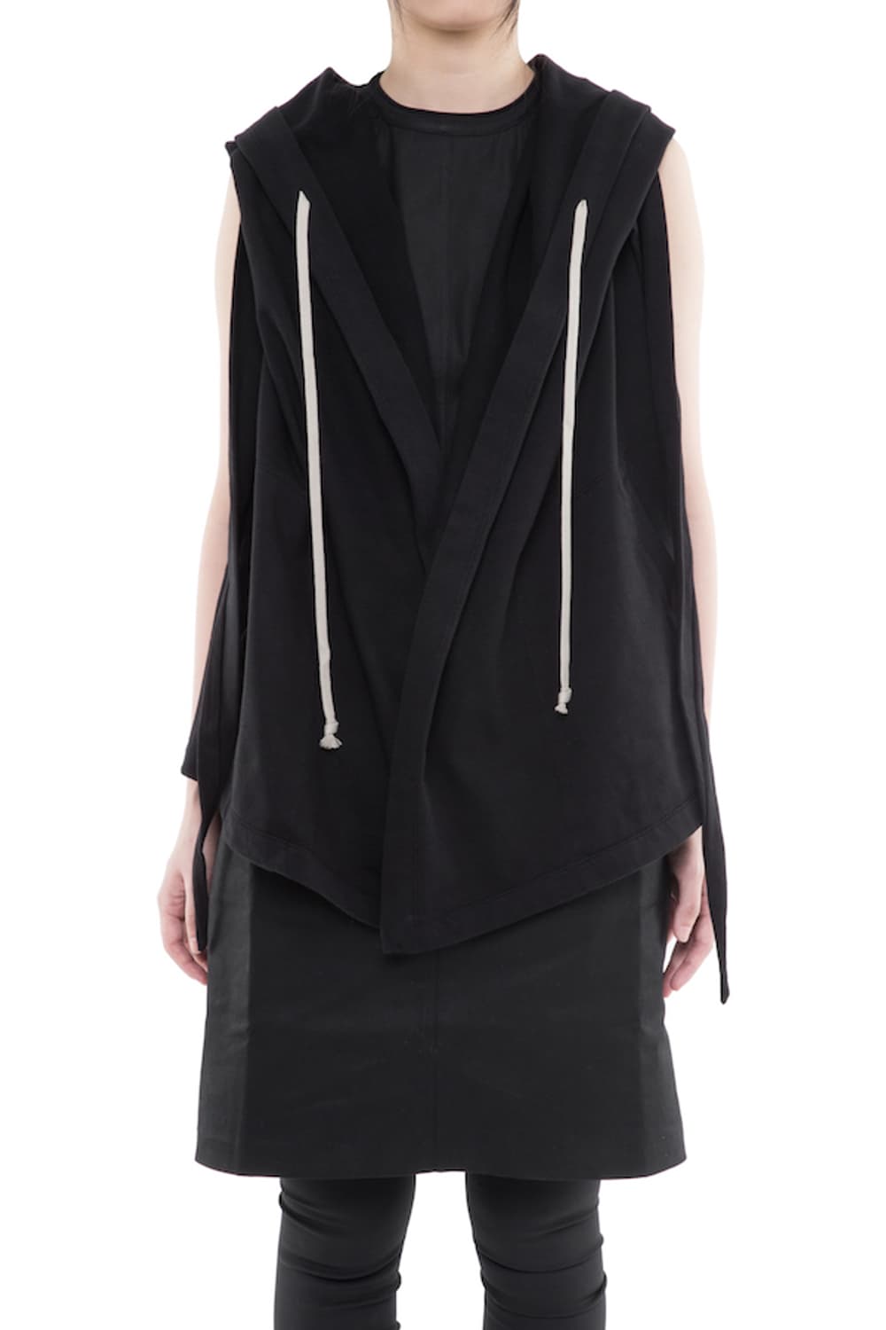 릭오웬스 다크쉐도우 드레이핑 마운틴 후드 슬리브리스 (표기M) 상태최상 상품이미지10