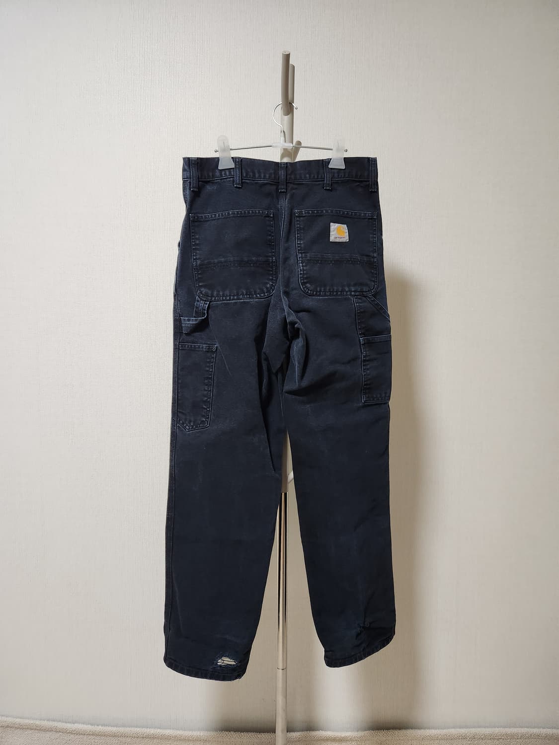 칼하트 카펜터 블랙 카펜터 팬츠 싱글니 30x32 상품이미지2