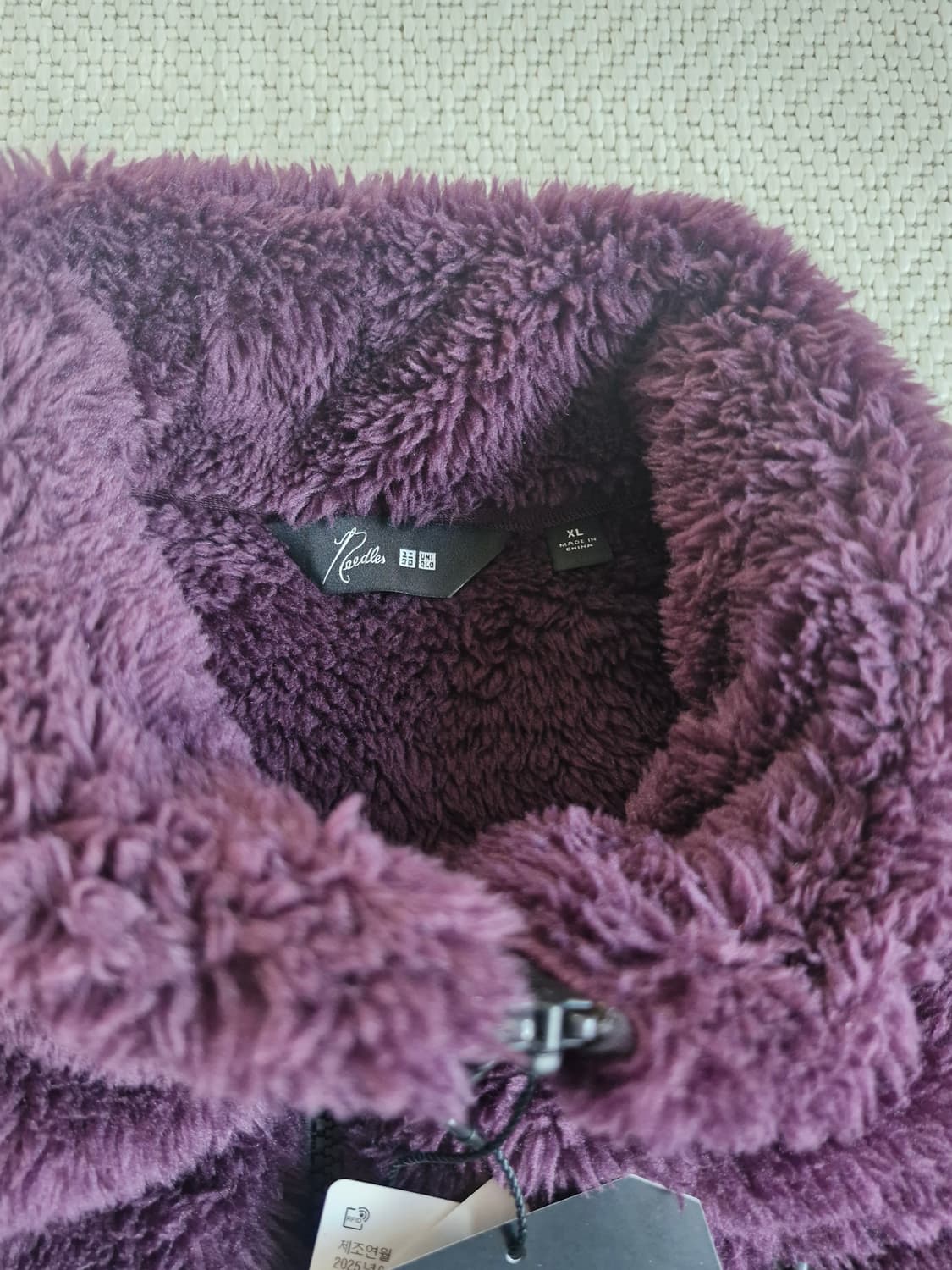 유니클로 X 니들스 후리스 풀집 재킷 XL 새상품 상품이미지4