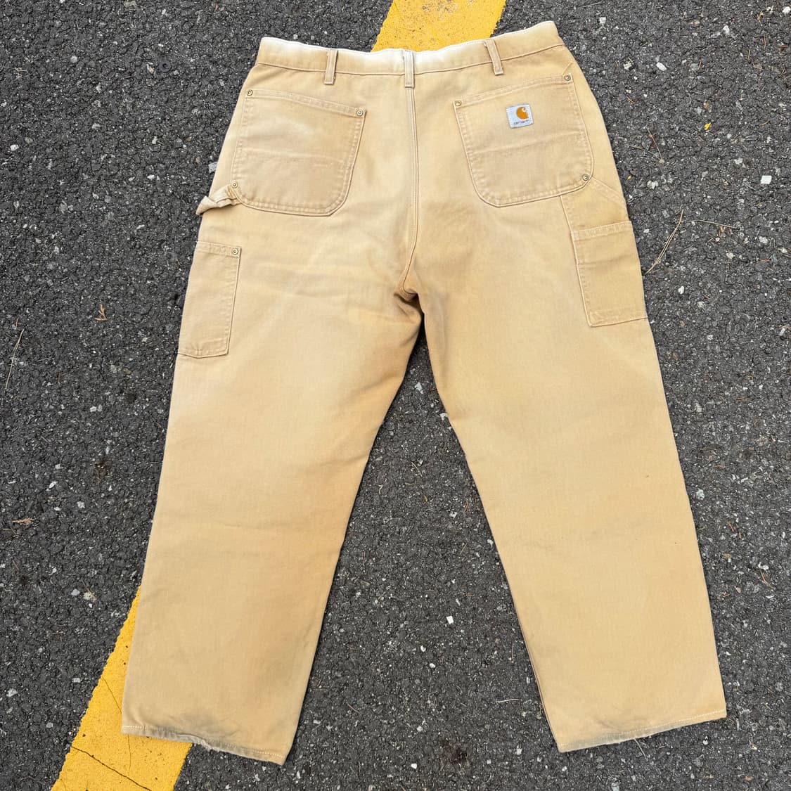 OG USA 빈티지 칼하트 더블니 B01 BRN 36x30 상품이미지2