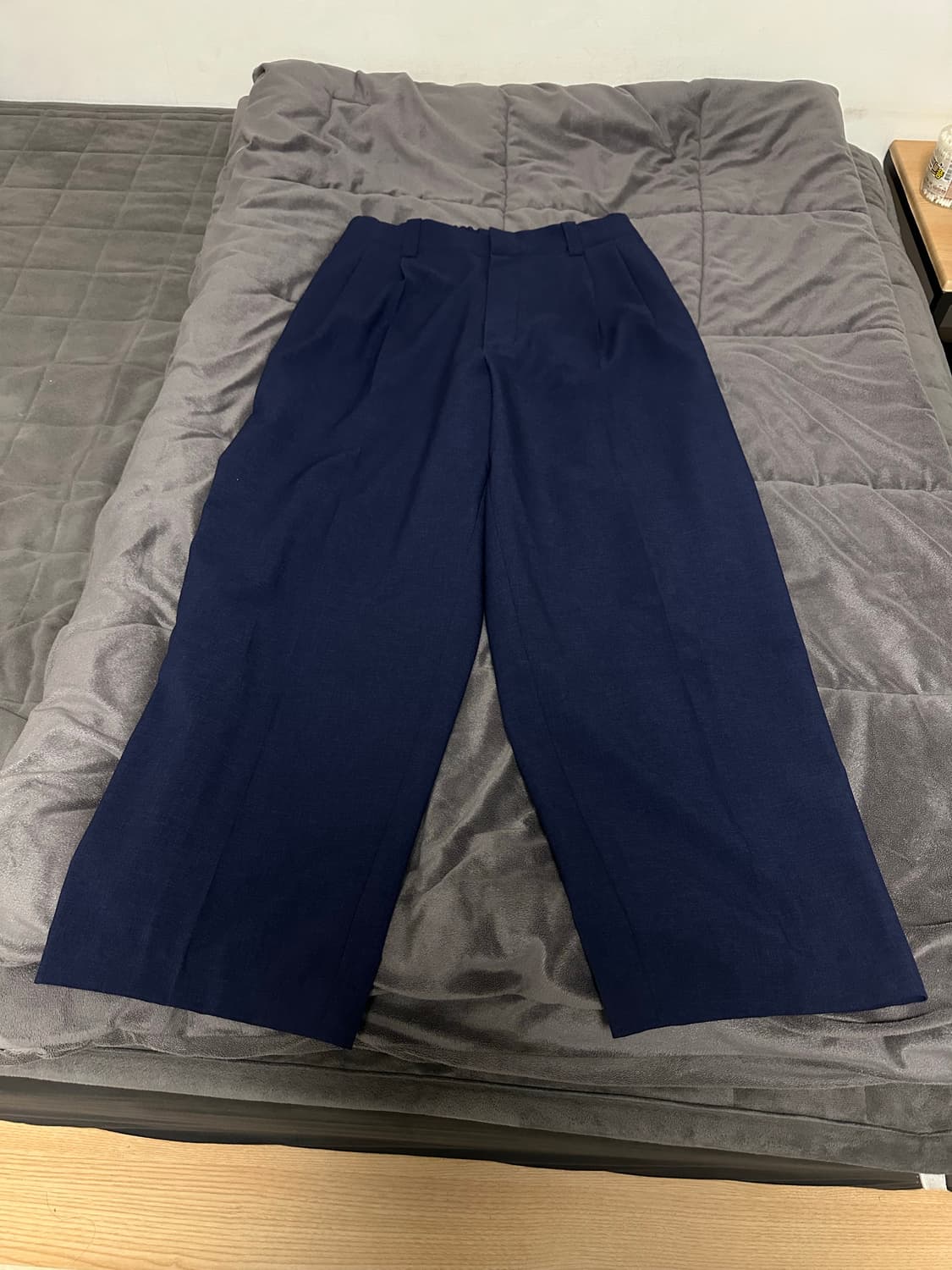 [L/32-34] 유니클로X마르니 와이드핏 트라우저 핀턱 배기 슬랙스 상품이미지1