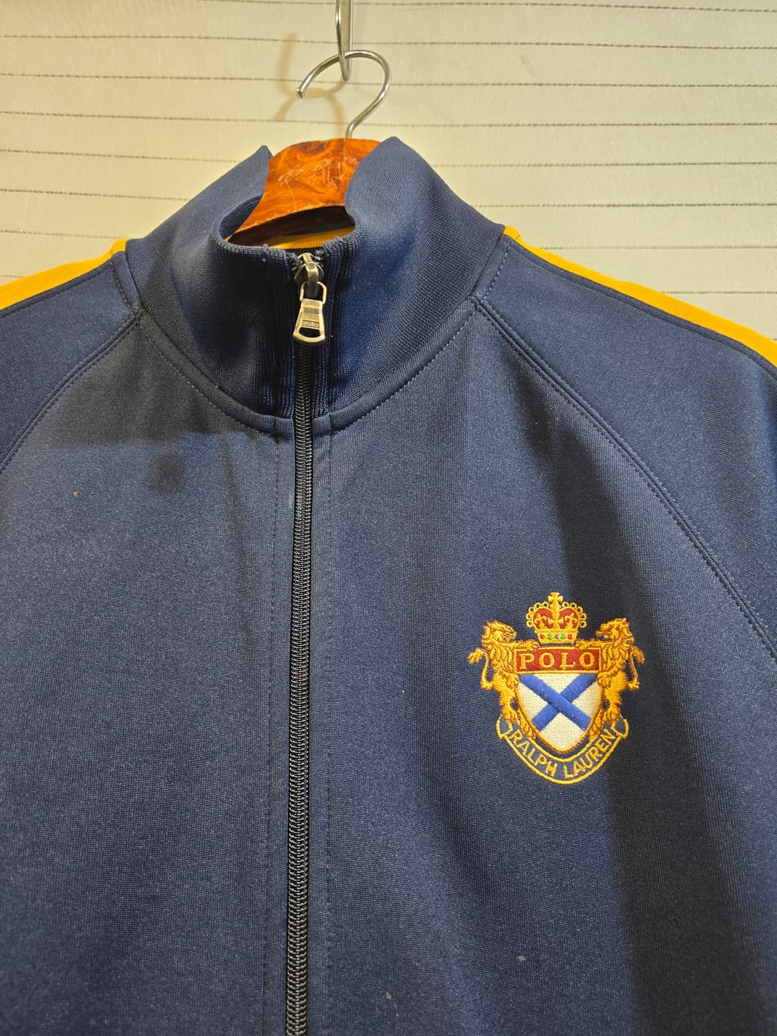 폴로 네이비/옐로우 트랙 자켓 상품이미지2
