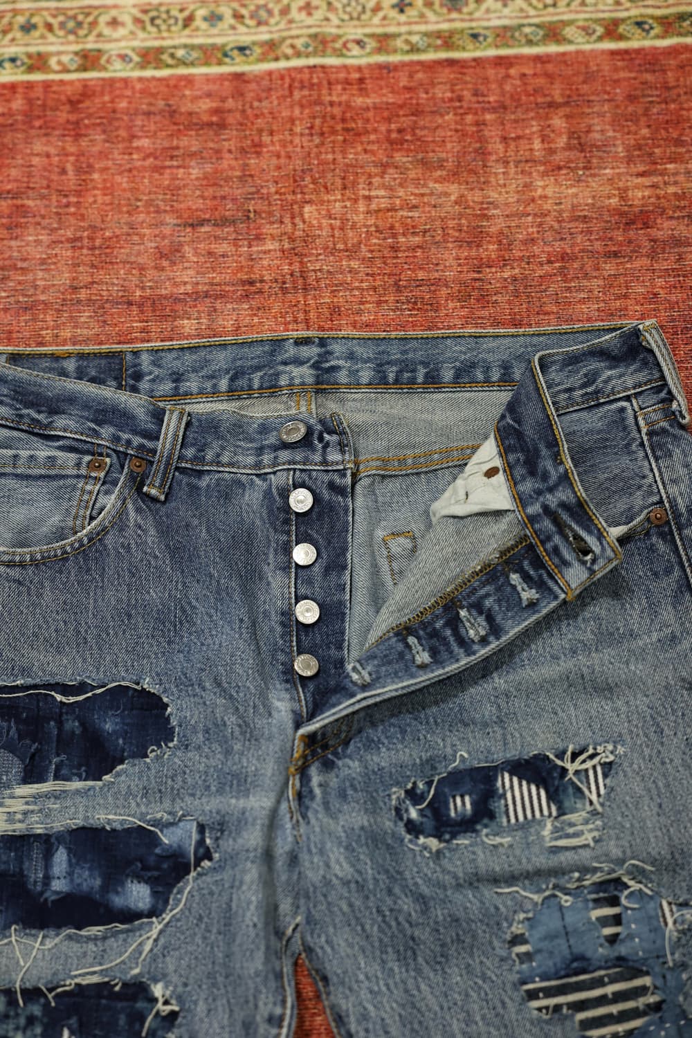 리바이스 501 커스텀 데님팬츠 판매 상품이미지5