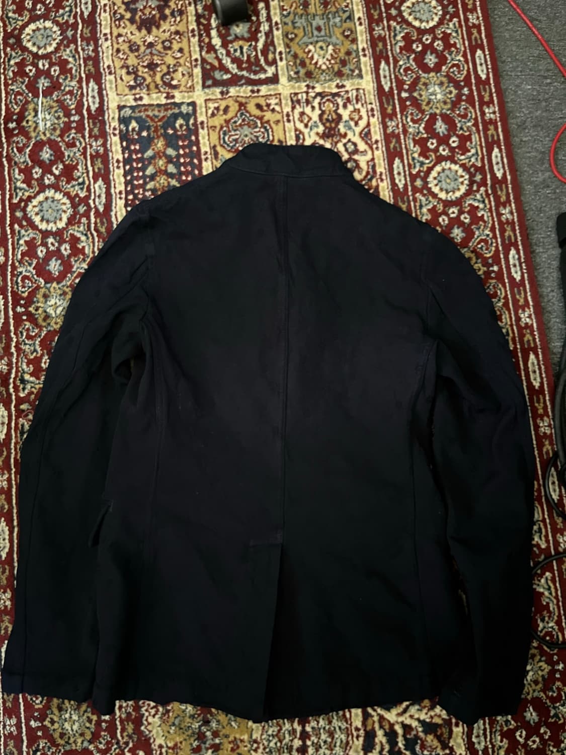 comme des garcons homme plus 축융 폴리 자수 자켓 상품이미지2