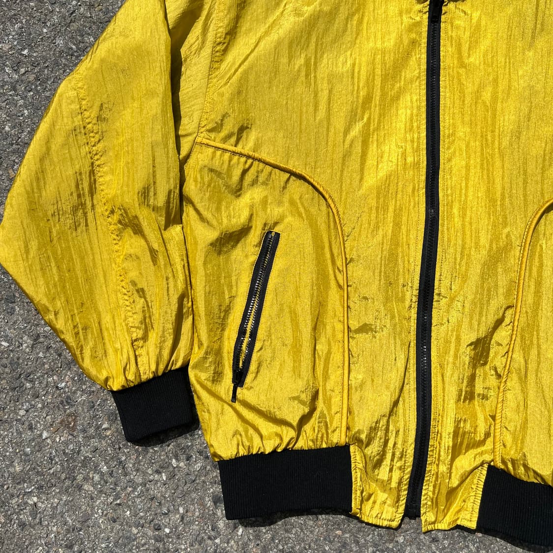 빈티지 나일론 봄버 자켓 상품이미지3