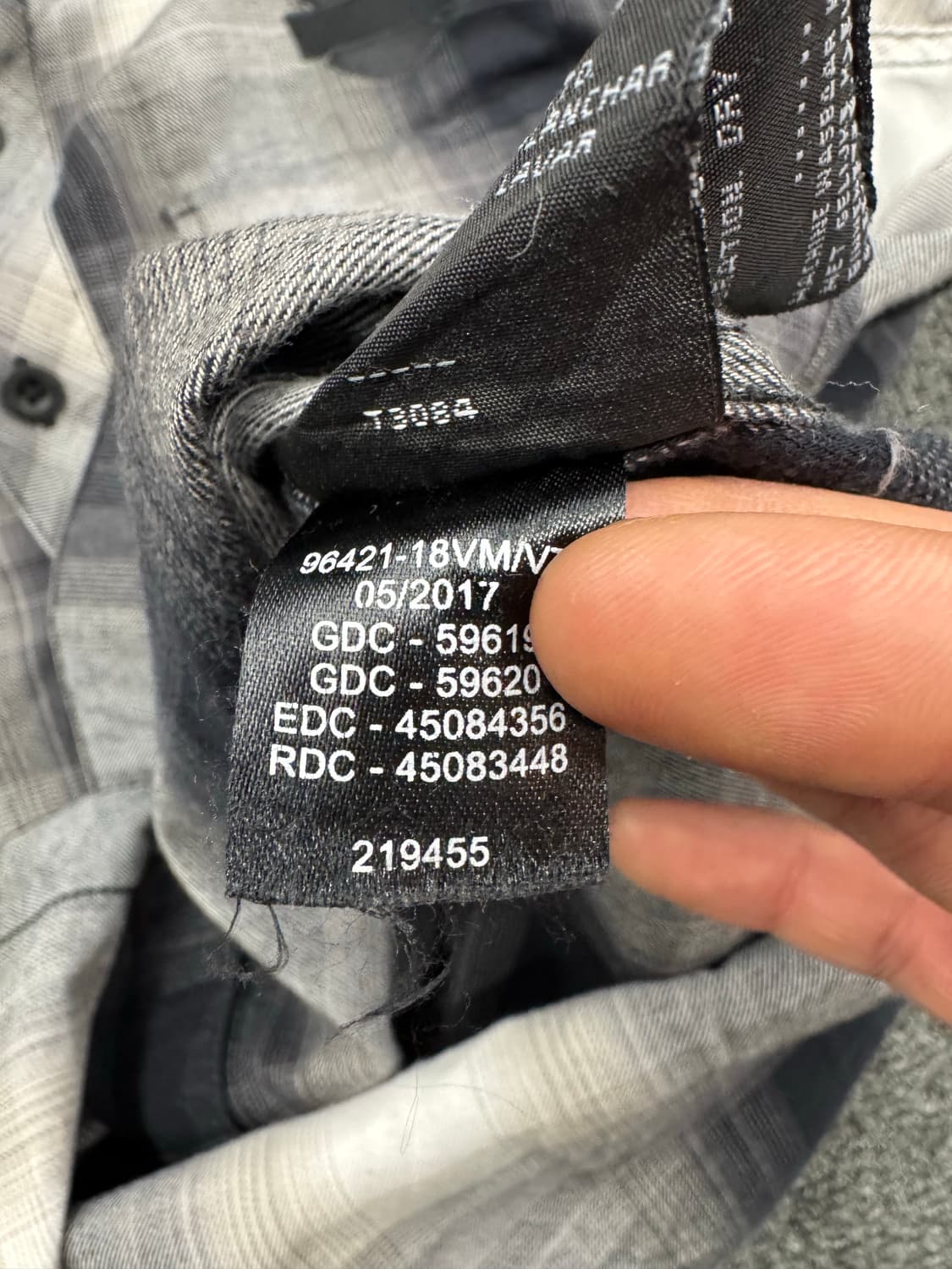 M)할리데이비슨 빈티지 자수 포인트 체크 긴팔셔츠 상품이미지5