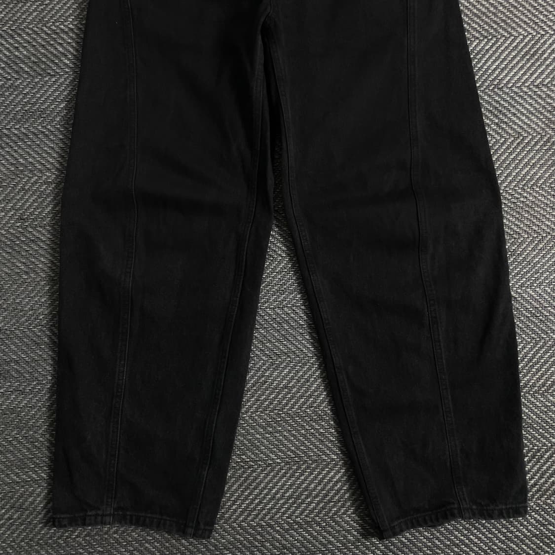 빈티지 와이드 블랙 데님 팬츠y 3197 상품이미지3