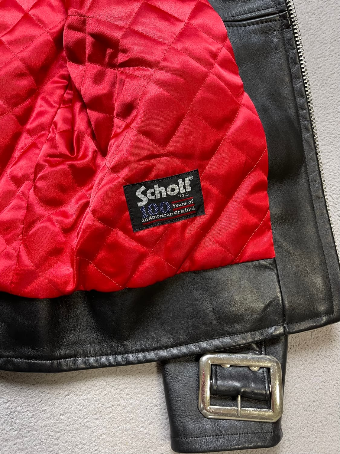 [34] SCHOTT 쇼트100주년 가죽자켓 -쇼트 라이더자켓 상품이미지9