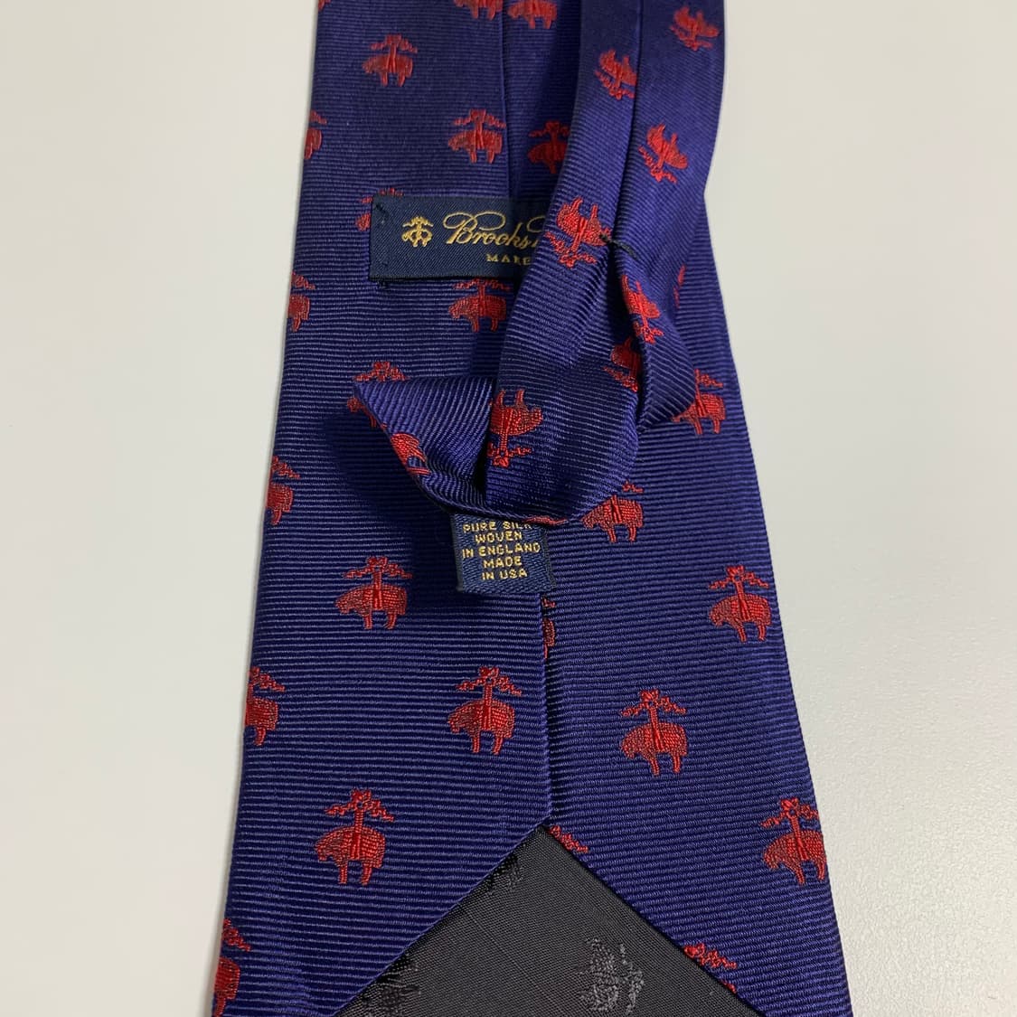 브룩스브라더스 명품넥타이 A+등급 최상급 로고플레이 클래식룩 코디 상품이미지7