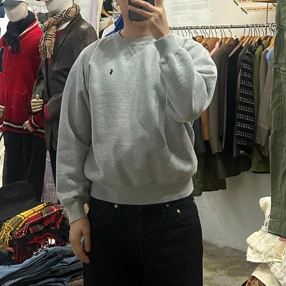 (착용컷) 폴로 랄프로렌 스웻 셔츠 (남성용 98-100) 상품이미지3