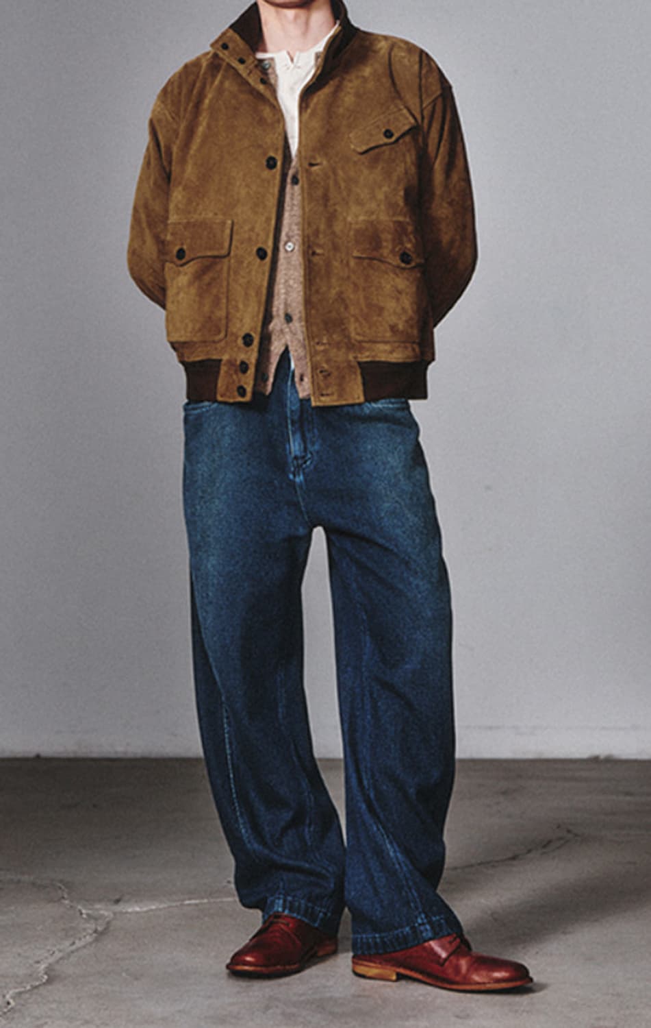 아트이프액트 스웨이드 A-1 자켓 상품이미지2