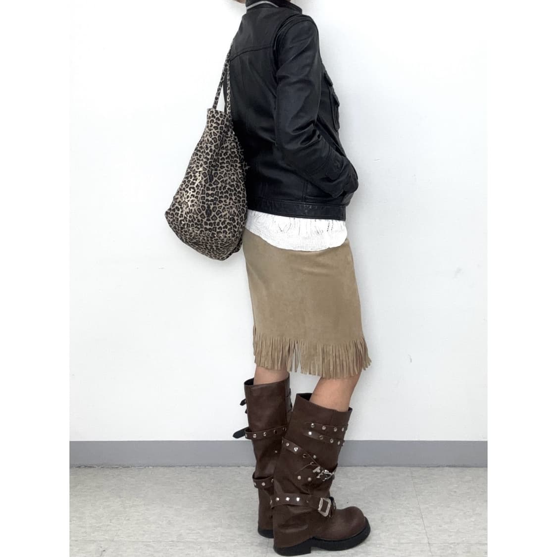 빈티지 양가죽 리얼 레더 자켓 상품이미지4