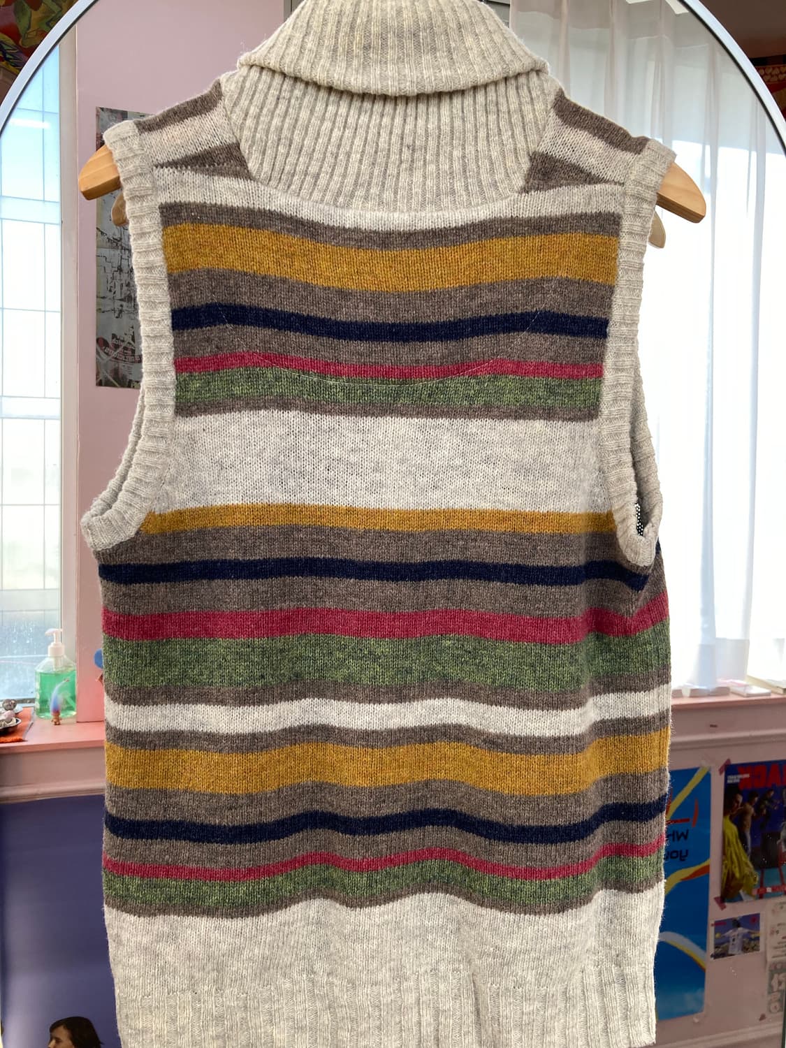 에스닉 스트라이프 레인보우 베스트 상품이미지6