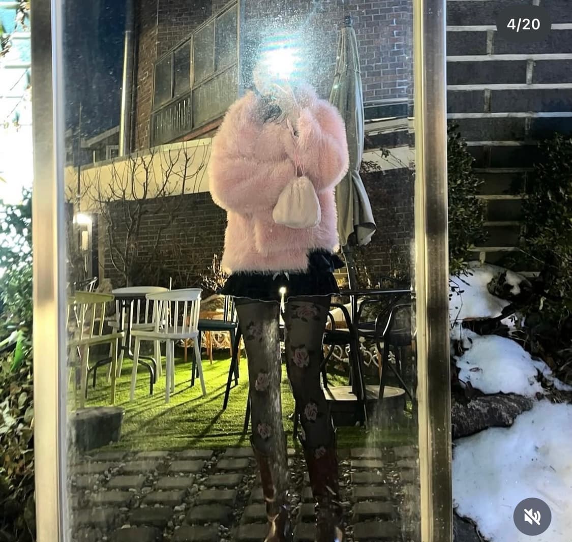 핑크퍼자켓 상품이미지3