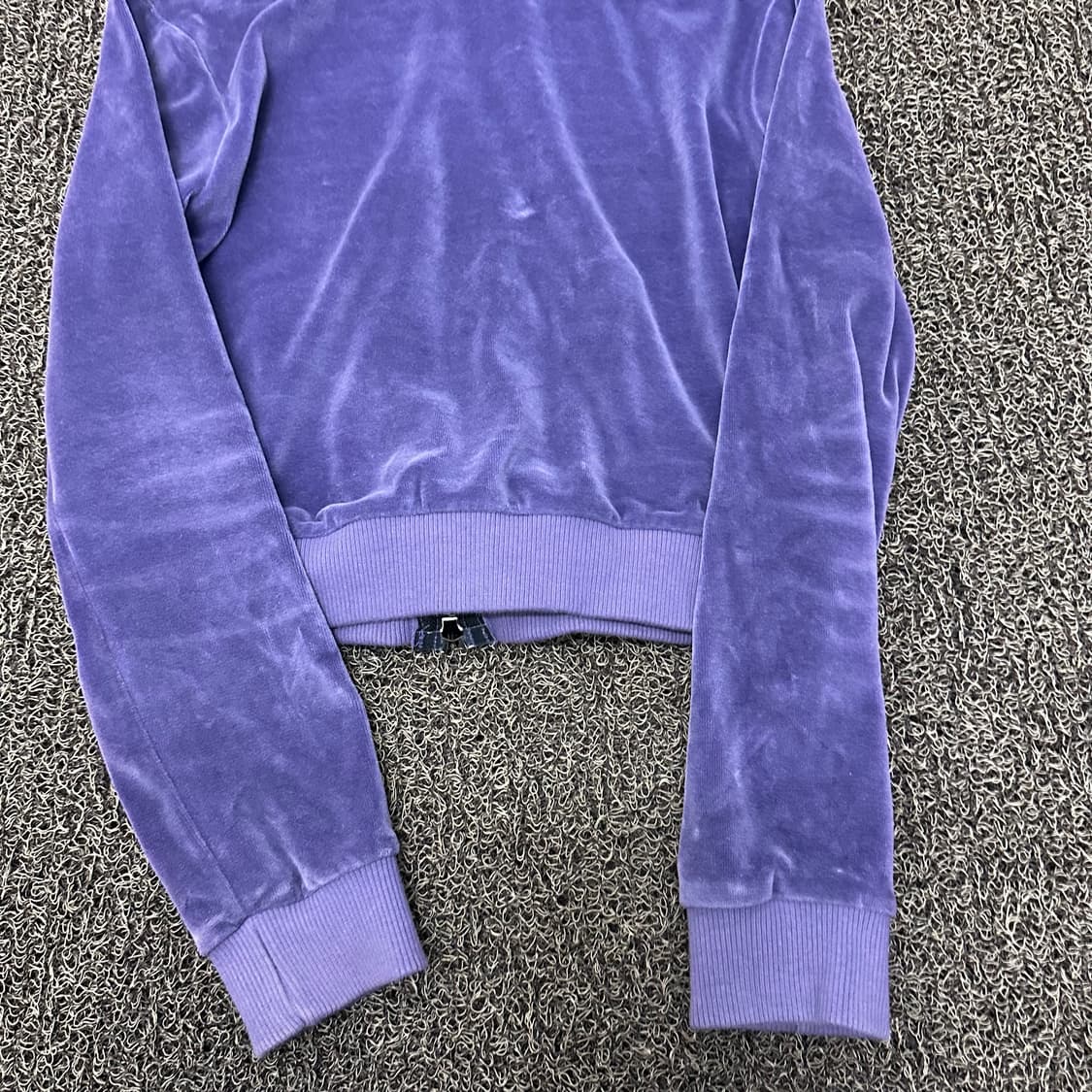 카키포인트 벨벳 큐빅 후드집업 퍼플 상품이미지7