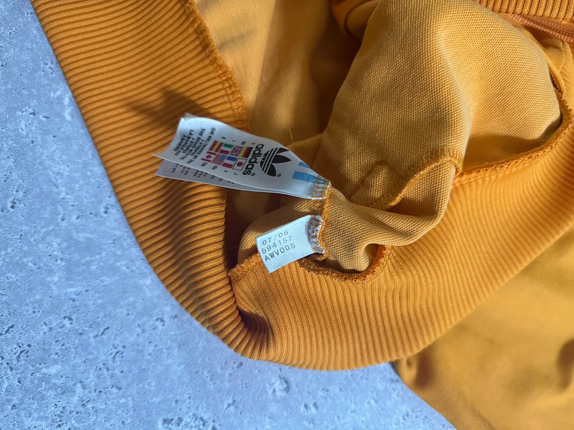 00s Adidas 머스타드 베어 그래픽 트랙탑 상품이미지5