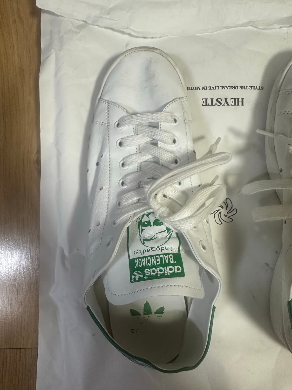 아디다스 & 발렌시아가 스탠스미스 43사이즈 상품이미지2