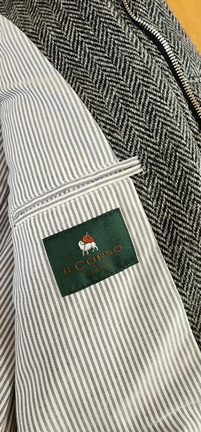 일꼬르소 덕다운 헤링본 패딩 L 상품이미지5