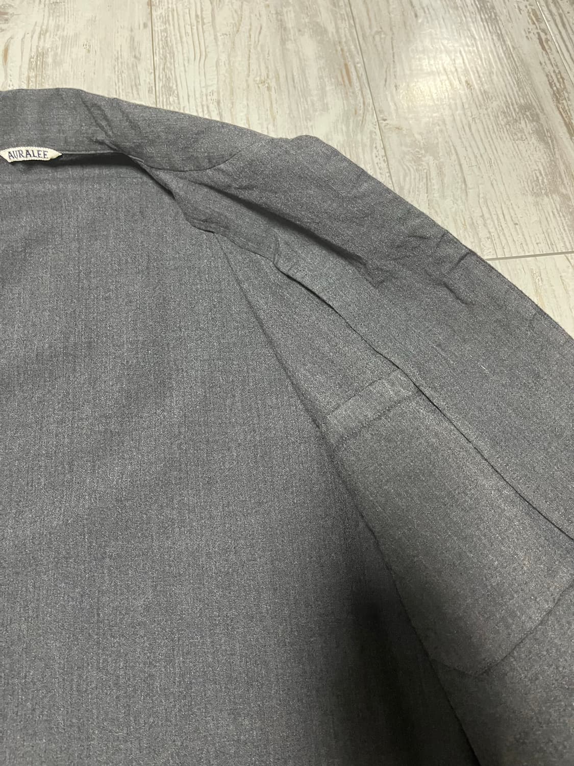 AURALEE 울 실크 트로피컬 셔츠 자켓 상품이미지6