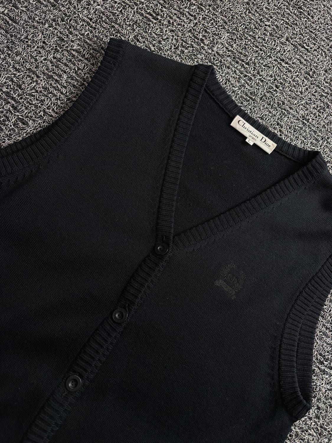 90s 크리스찬 디올 아카이브 미니멀 울 베스트 3944 상품이미지3