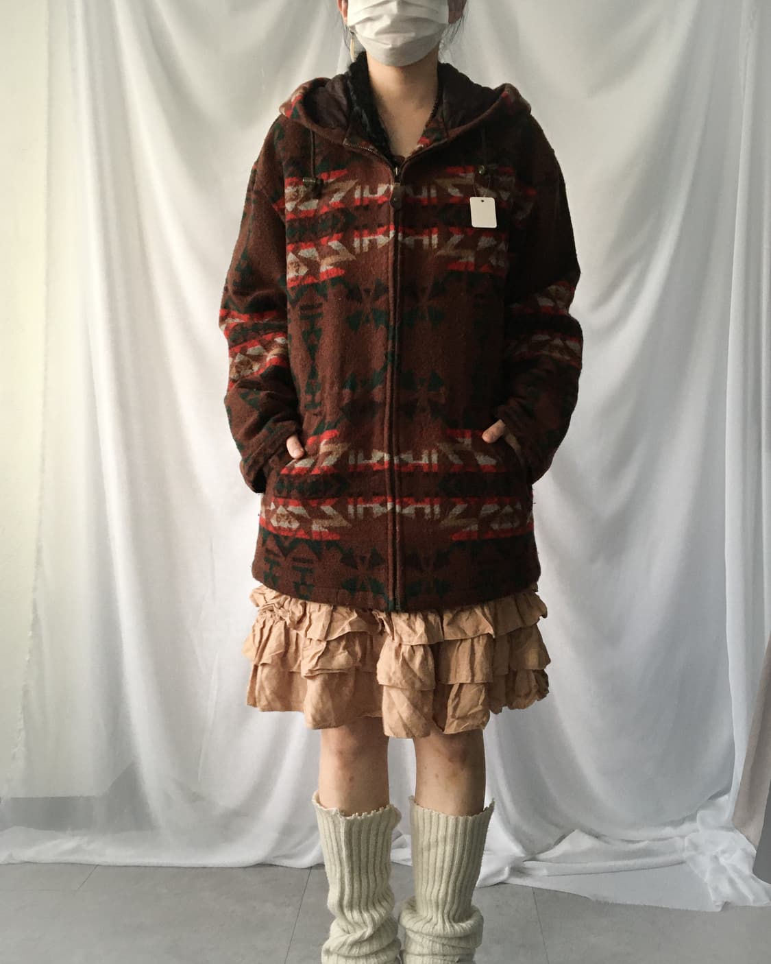 Ethnic mood hood zip up 상품이미지9