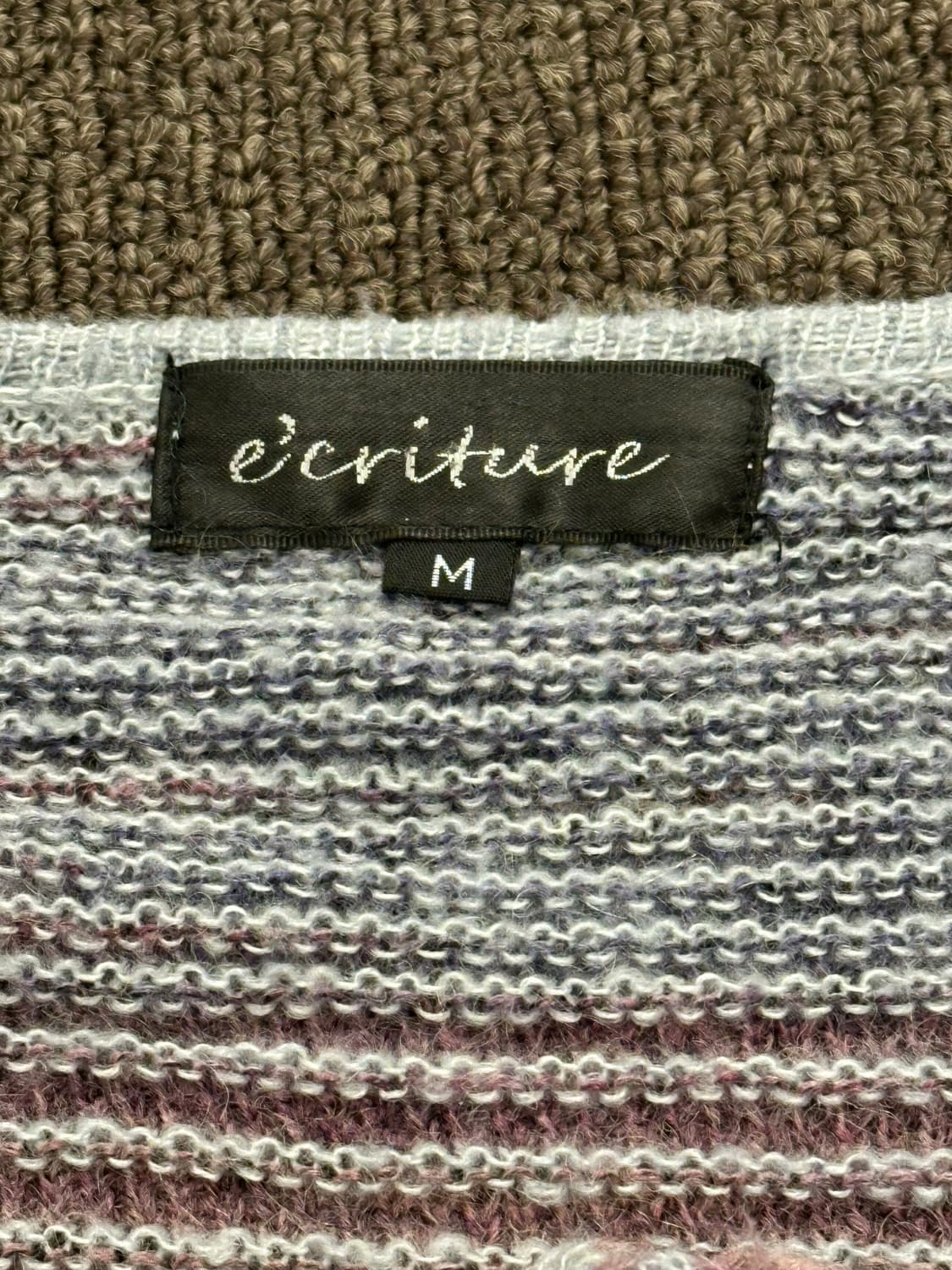 M)재패니즈 빈티지 여성 스트라이프 니트 가디건 상품이미지4