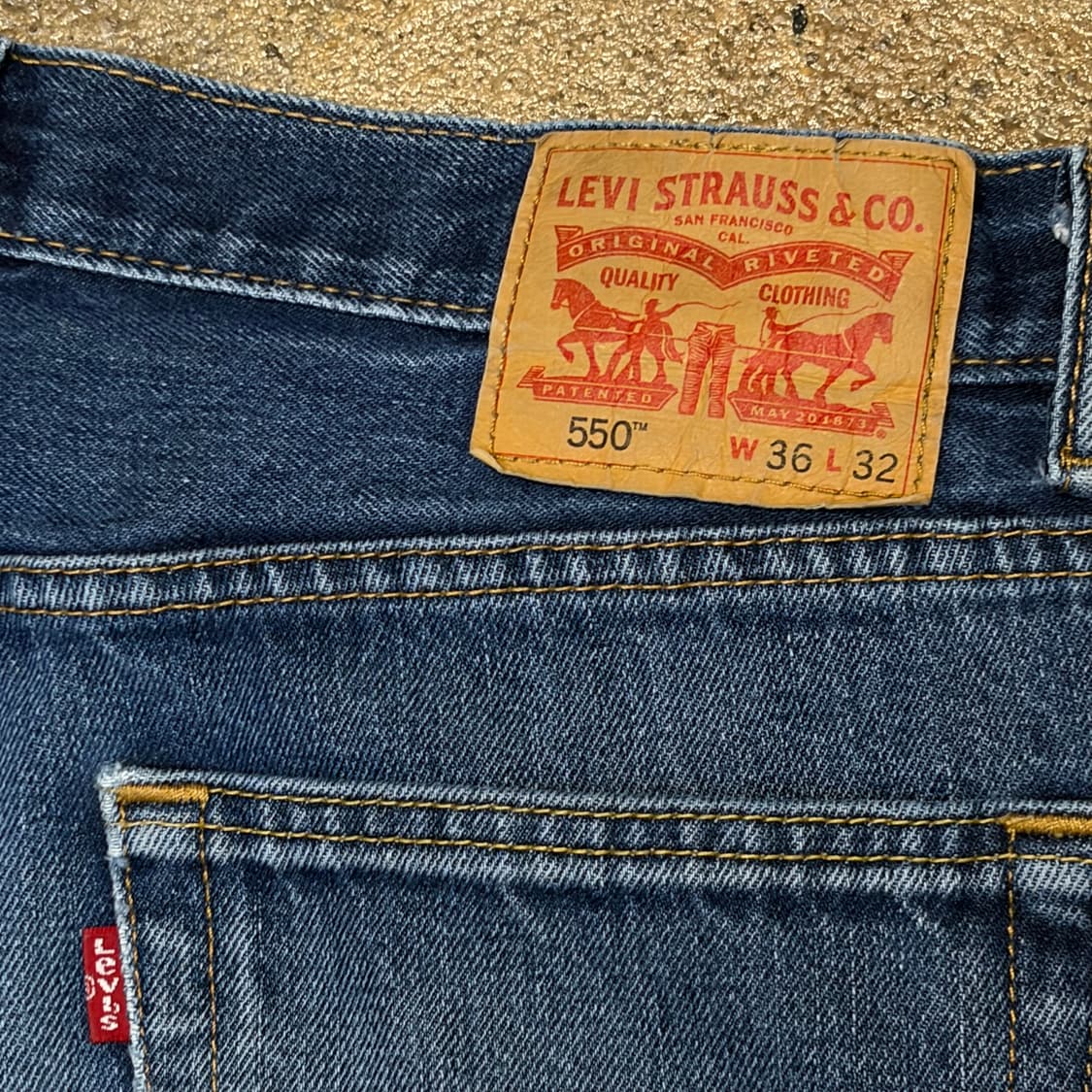 00s USA 빈티지 리바이스 550 청바지 상품이미지8