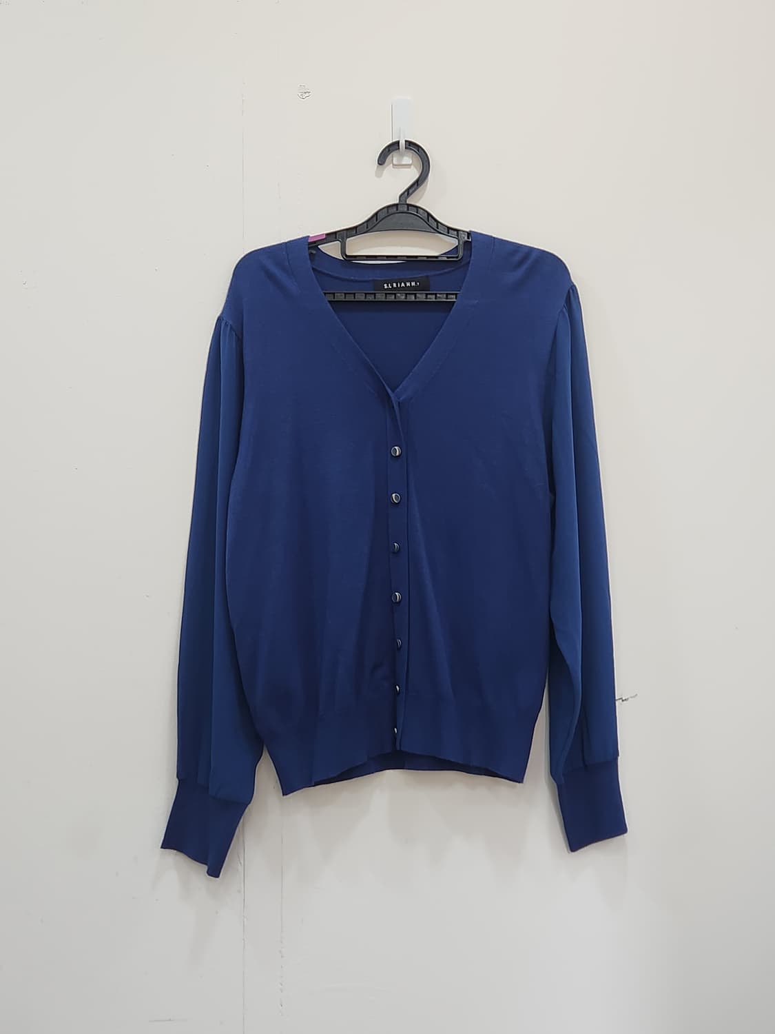 [77] 에셀리아 S.LRIAHH.7 네이비 쉬폰 가디건 77 상품이미지1