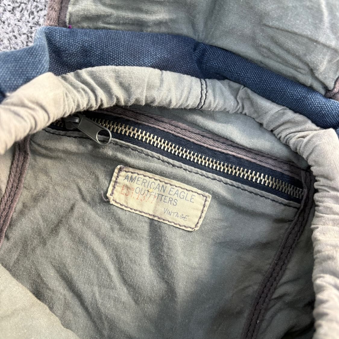 아메리칸이글아웃피터스 빈티지 코튼 백팩 0409J 상품이미지4