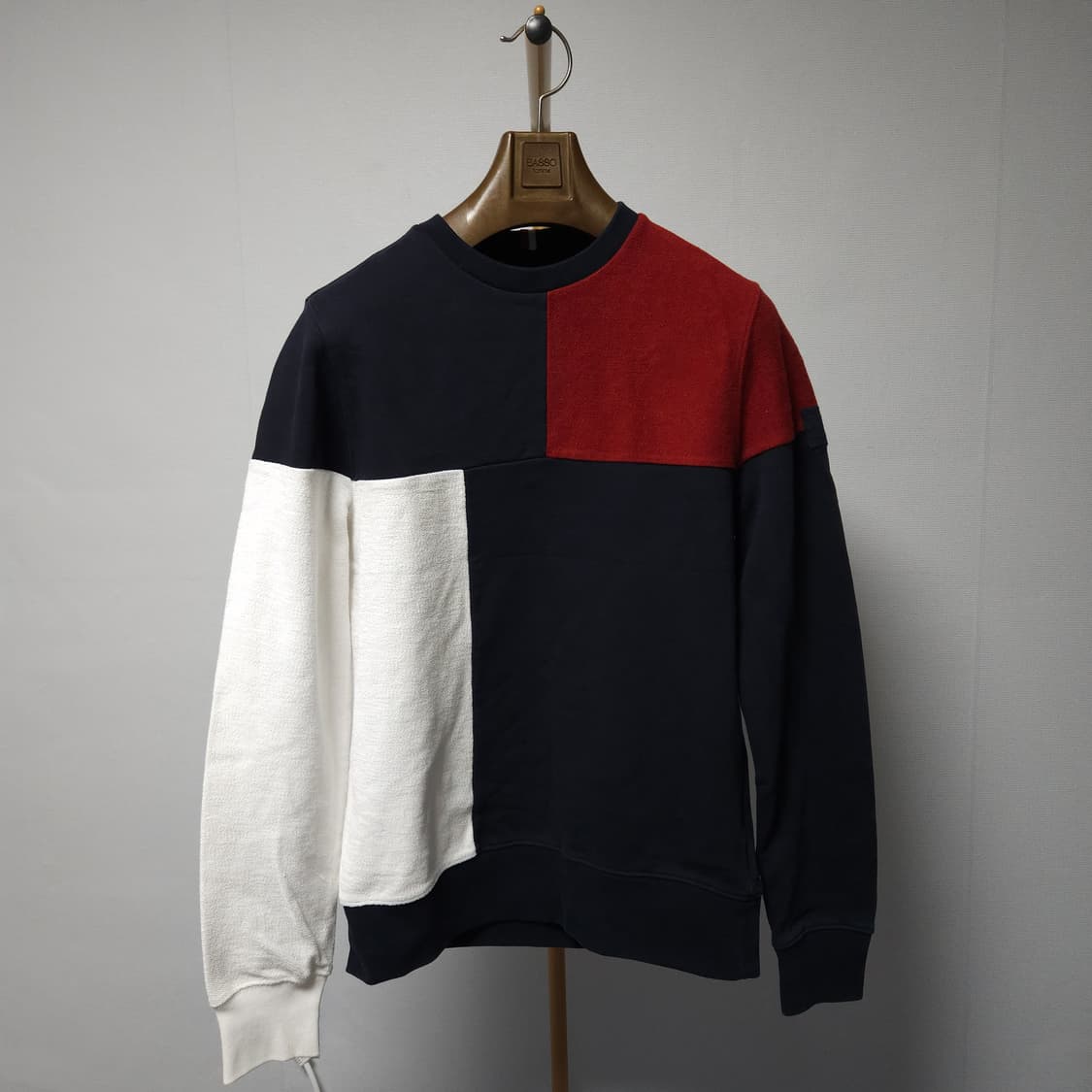 S ) 타미힐피거 컬러 블록 맨투맨 상품이미지3