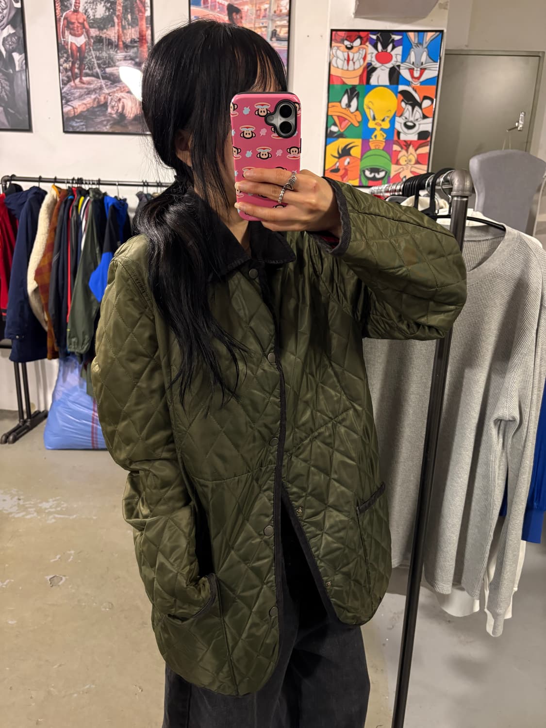 일제 빈티지 퀼팅자켓  상품이미지3