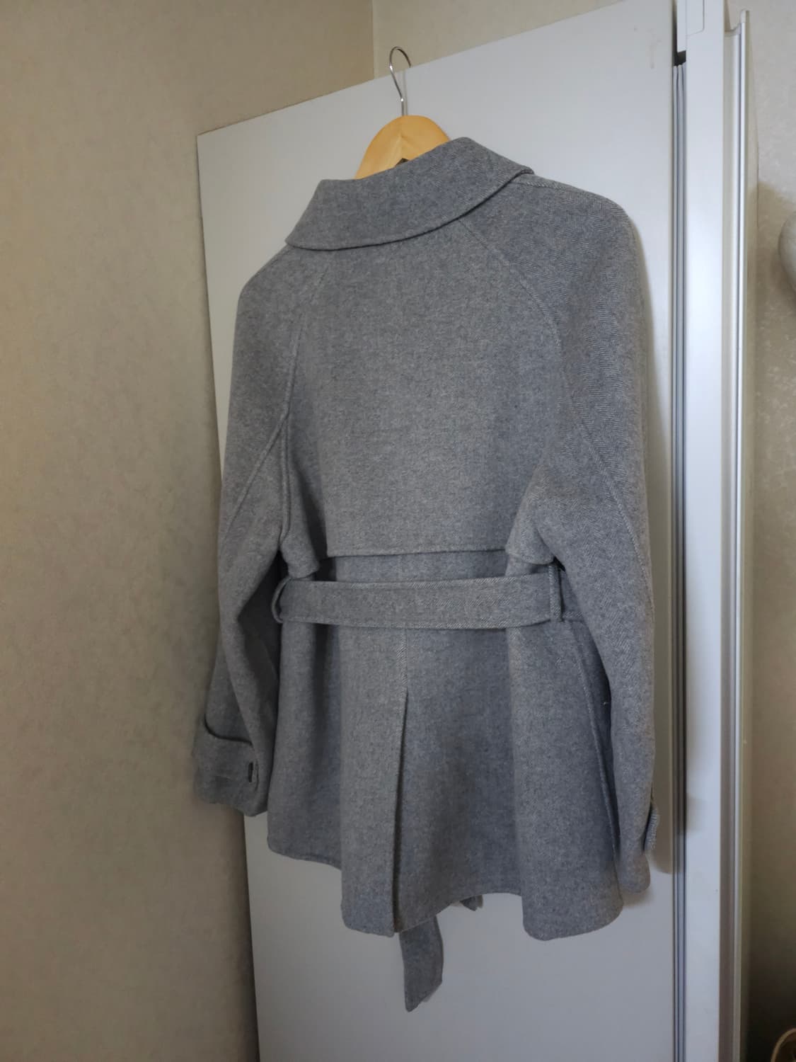 온앤온 양모 핸드메이드 하프코트 상품이미지5