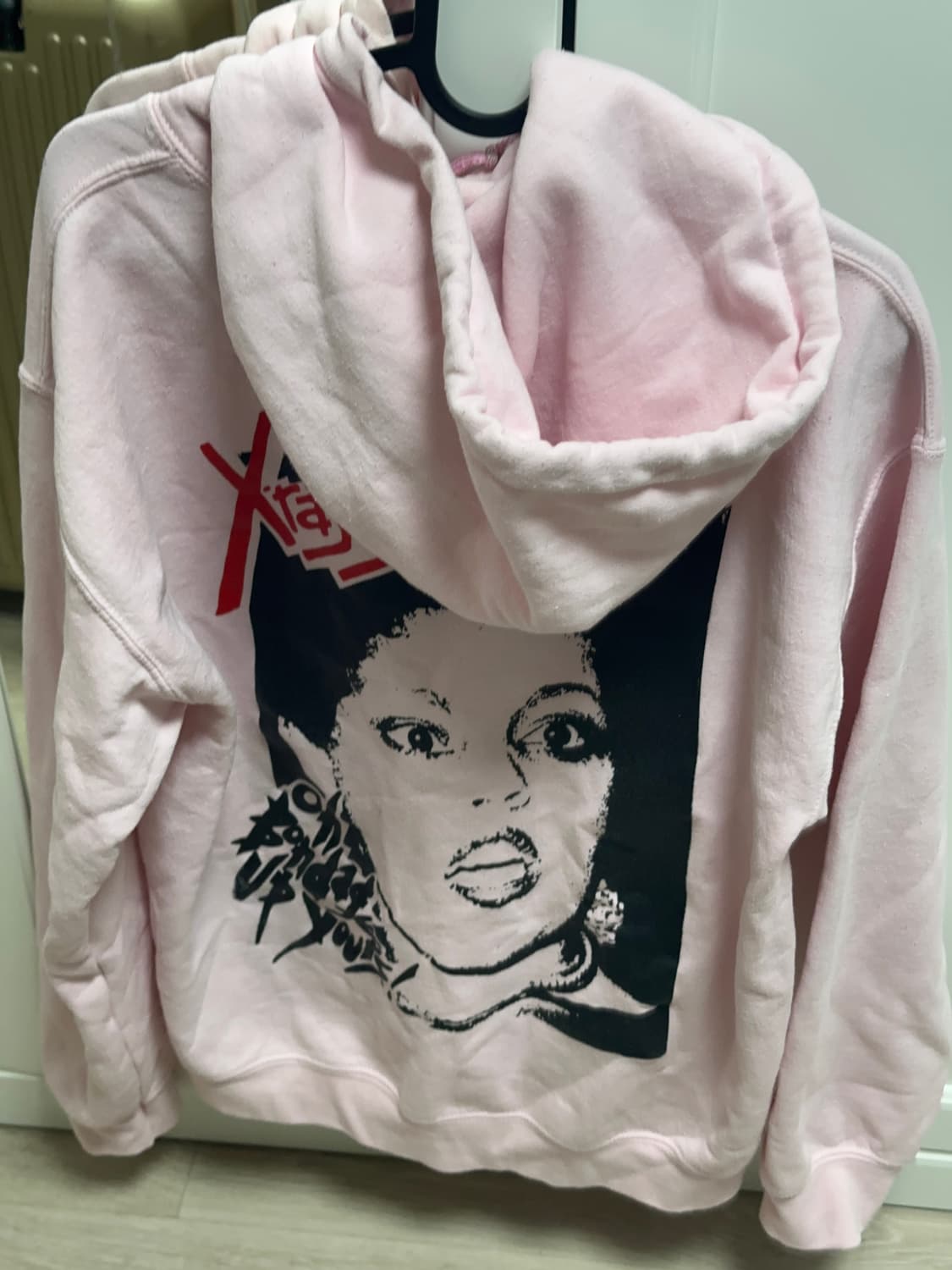 슬루피세컨즈 sloopyseconds X-Ray Spex 핑크 후드티 상품이미지2