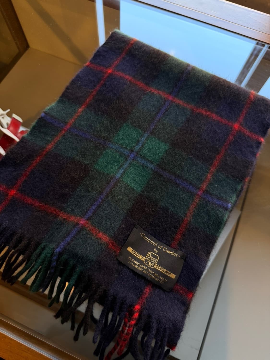 BEGG 스코티쉬 블랙와치 머플러 상품이미지8