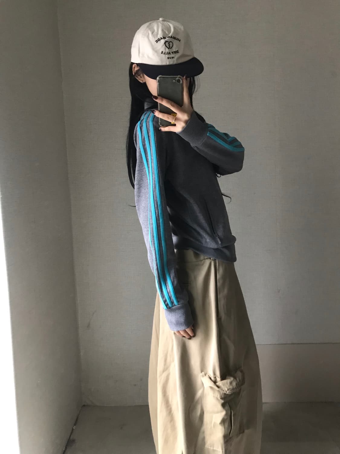 아디다스 그레이 연하늘 져지 상품이미지4