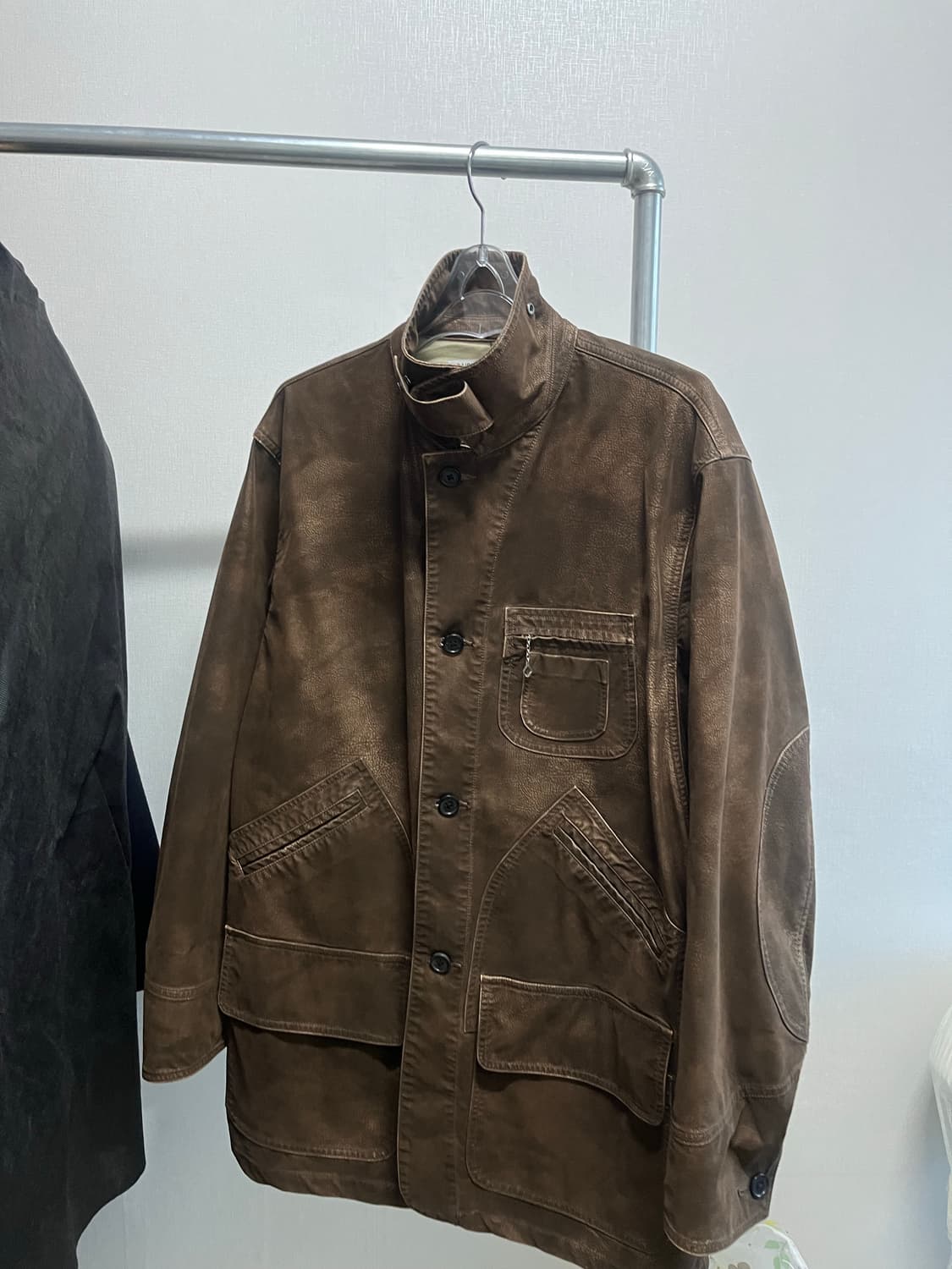 다이리쿠 DAIRIKU Artificial Leather 헌팅 자켓 상품이미지6