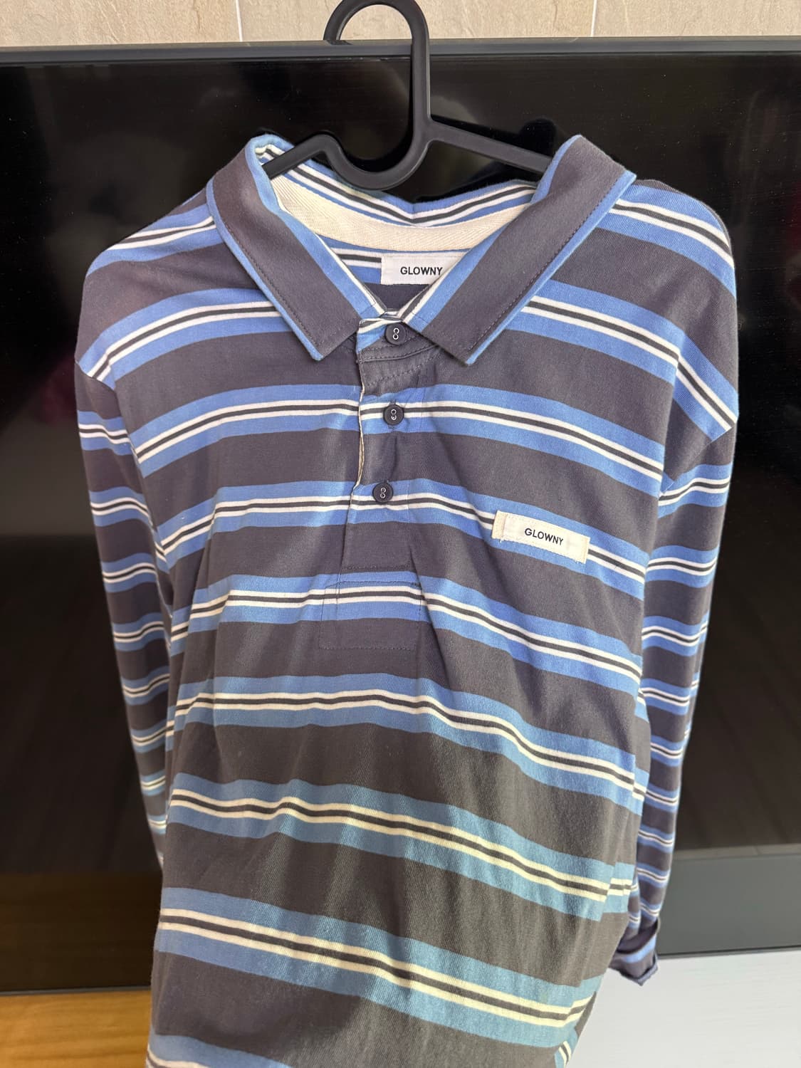 글로니 테리 피케이 롱슬리브 glowny 티셔츠 상품이미지3