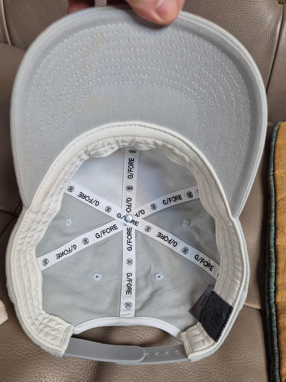 지포어 서클 모자 남자 프리. 연한 그레이 상품이미지4