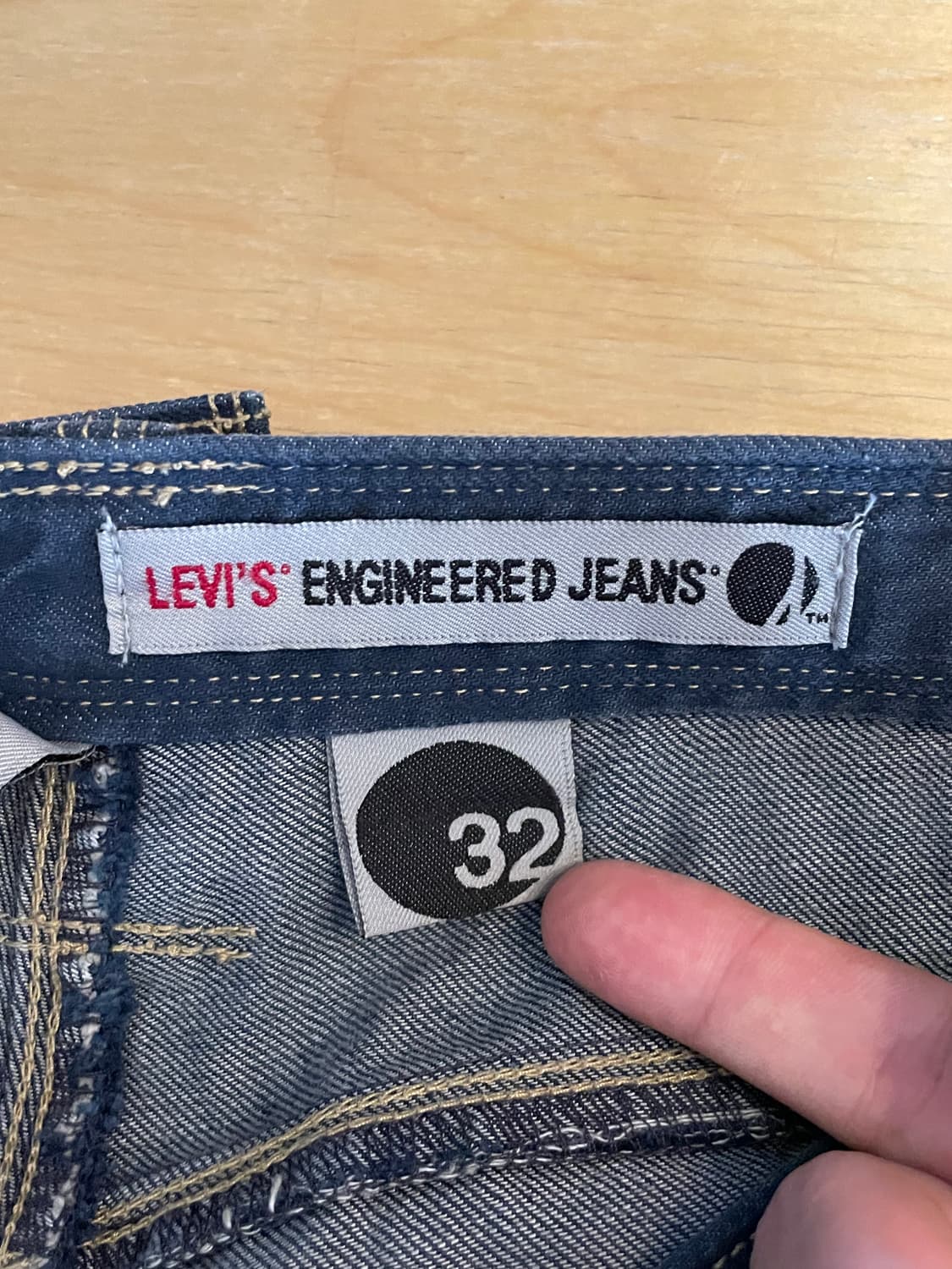 리바이스 엔지니어드 진스 7부 데님팬츠 청바지 상품이미지3