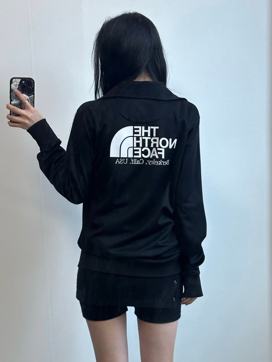 노스페이스 백로고 블랙 트랙탑 져지 상품이미지2