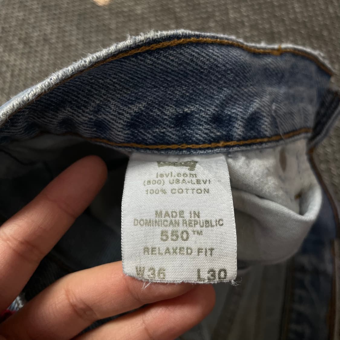 (36) 리바이스 550 36X30 데님 팬츠 레귤러핏 상품이미지4