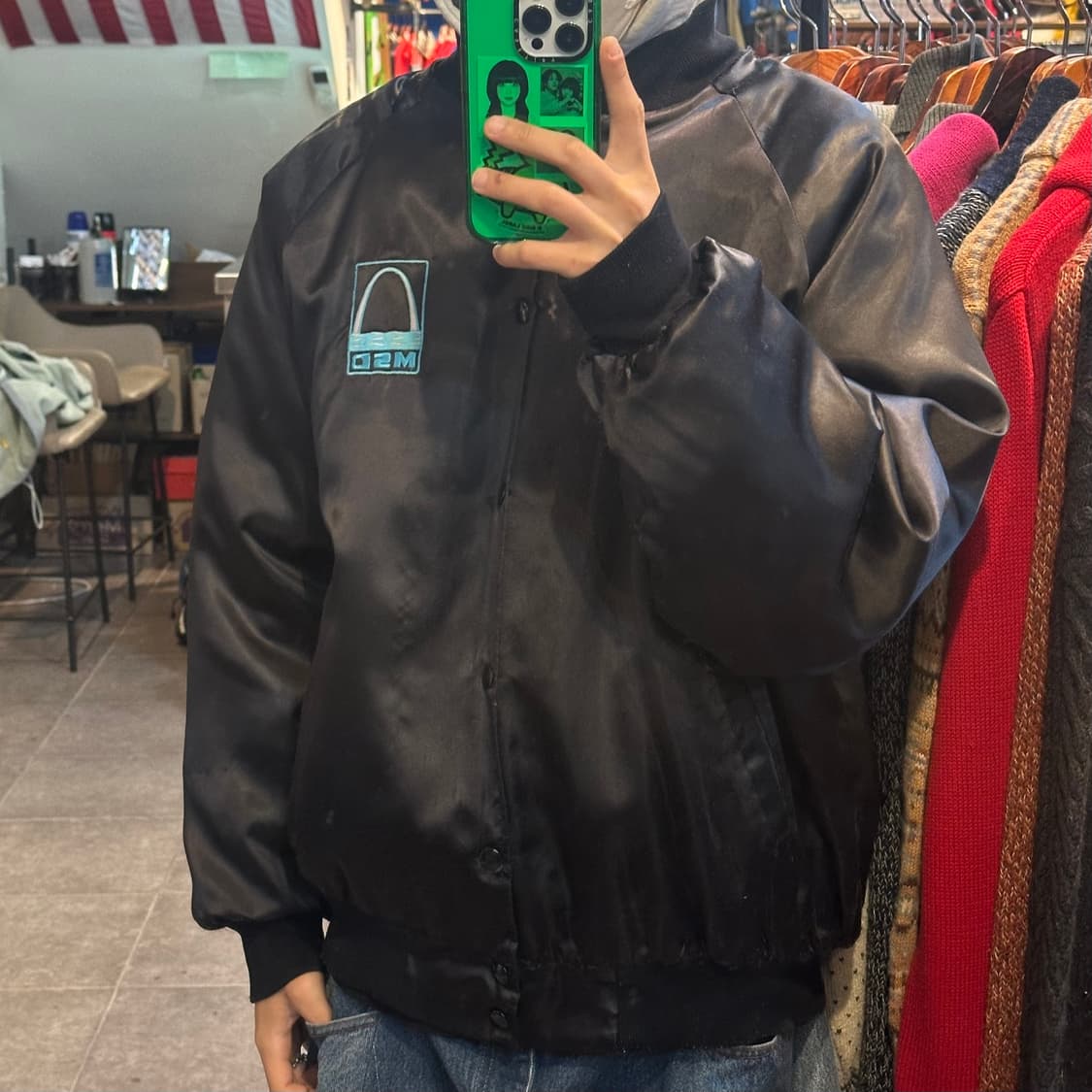 [NO.9] 빈티지 West Out 새틴자켓 상품이미지3