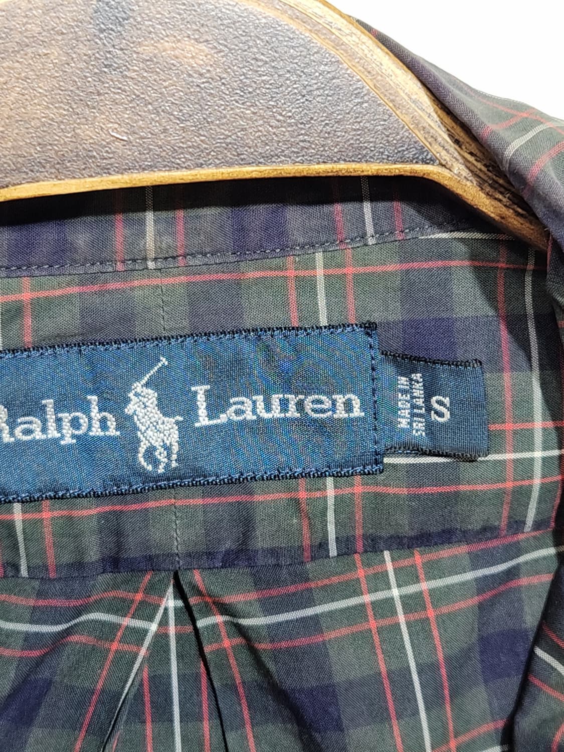 (S) 랄프로렌 폴로 남방 체크 셔츠 캐주얼  상품이미지3